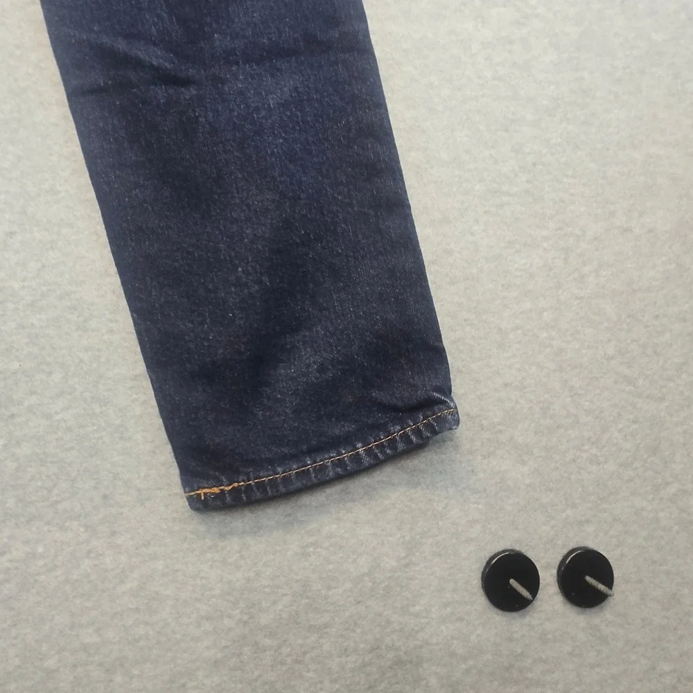 Levis 512 Slim Taper Jeans Mens 34x34 Dark Wash Indigo Denim Pants
